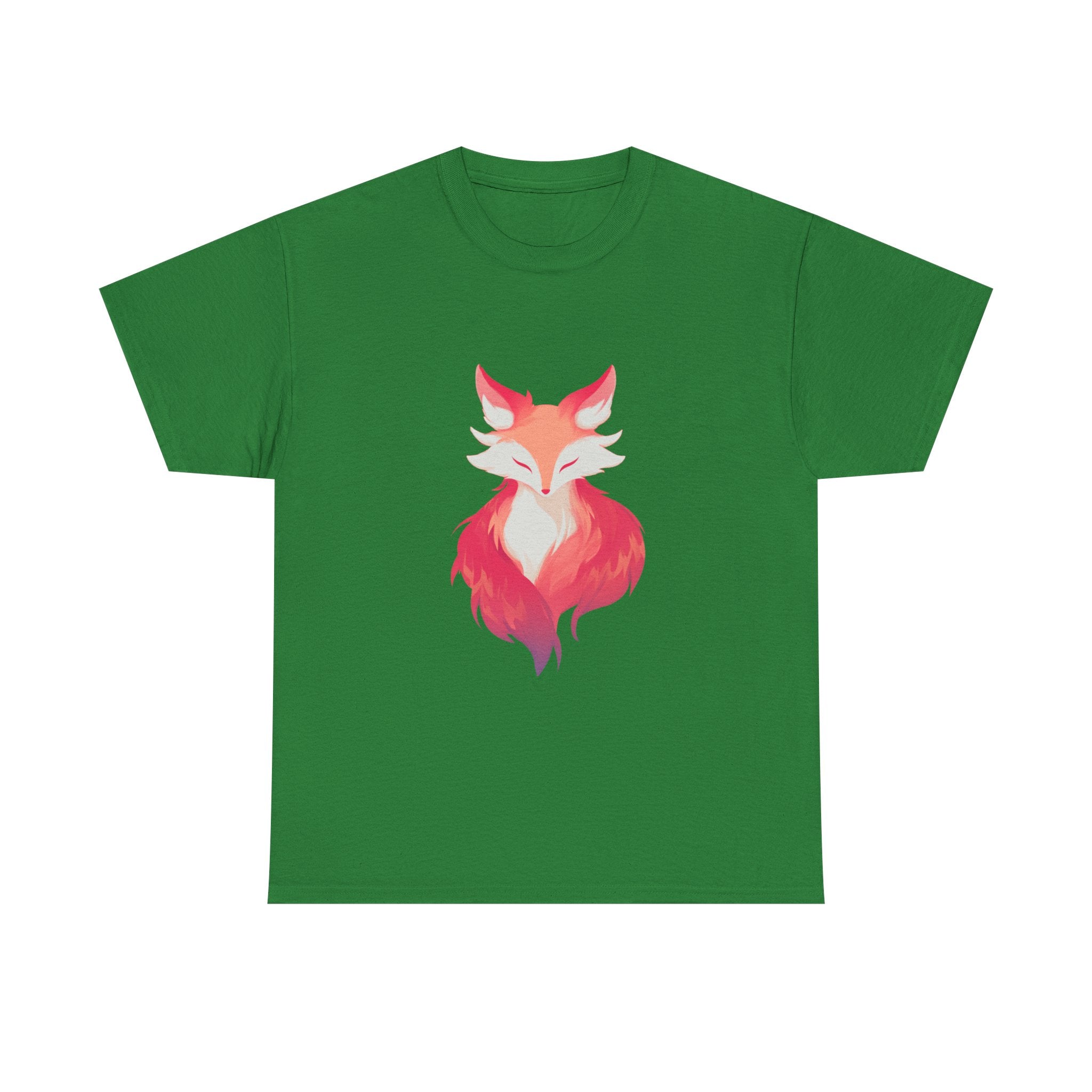 Watercolor Fox Illustration Tee | Stylized Fox Portrait Shirt
