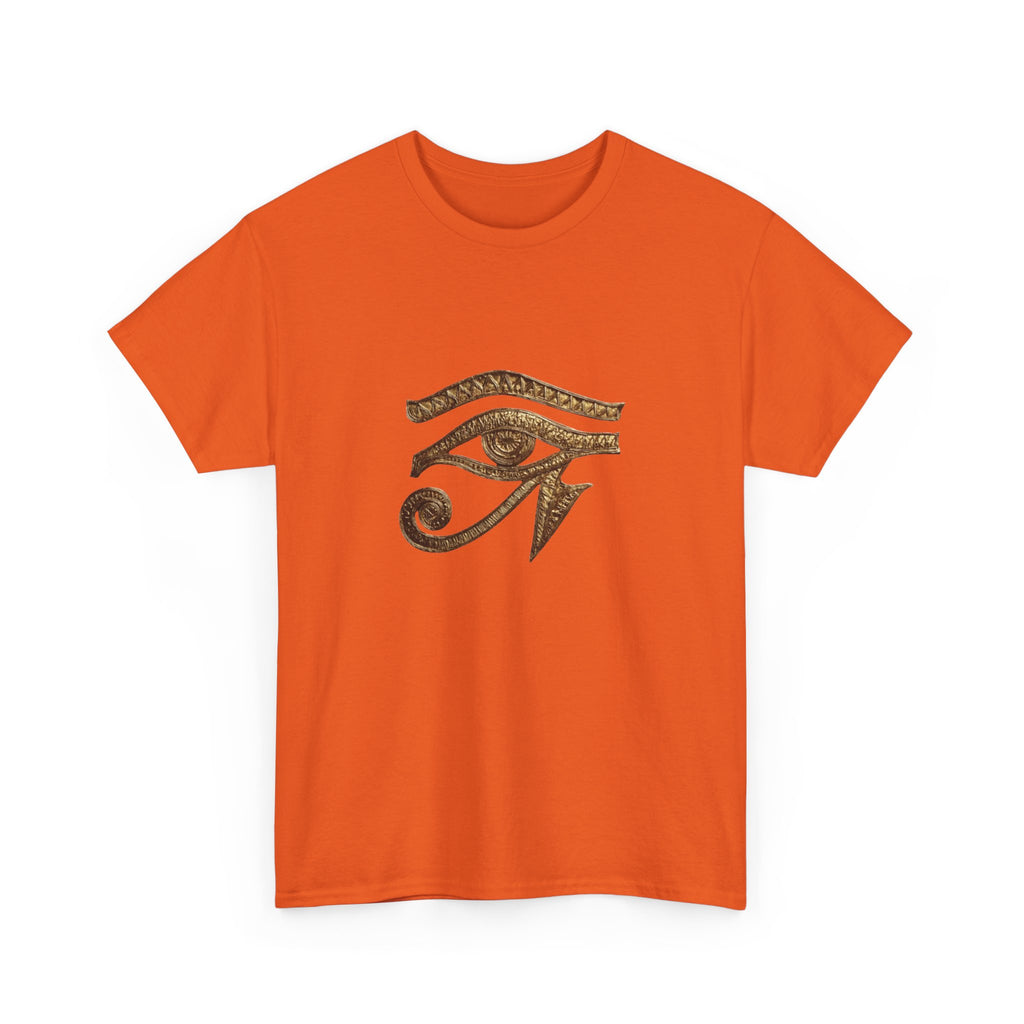Eye of Horus T-Shirt | Ancient Egyptian Symbol Tee, Gold Ink