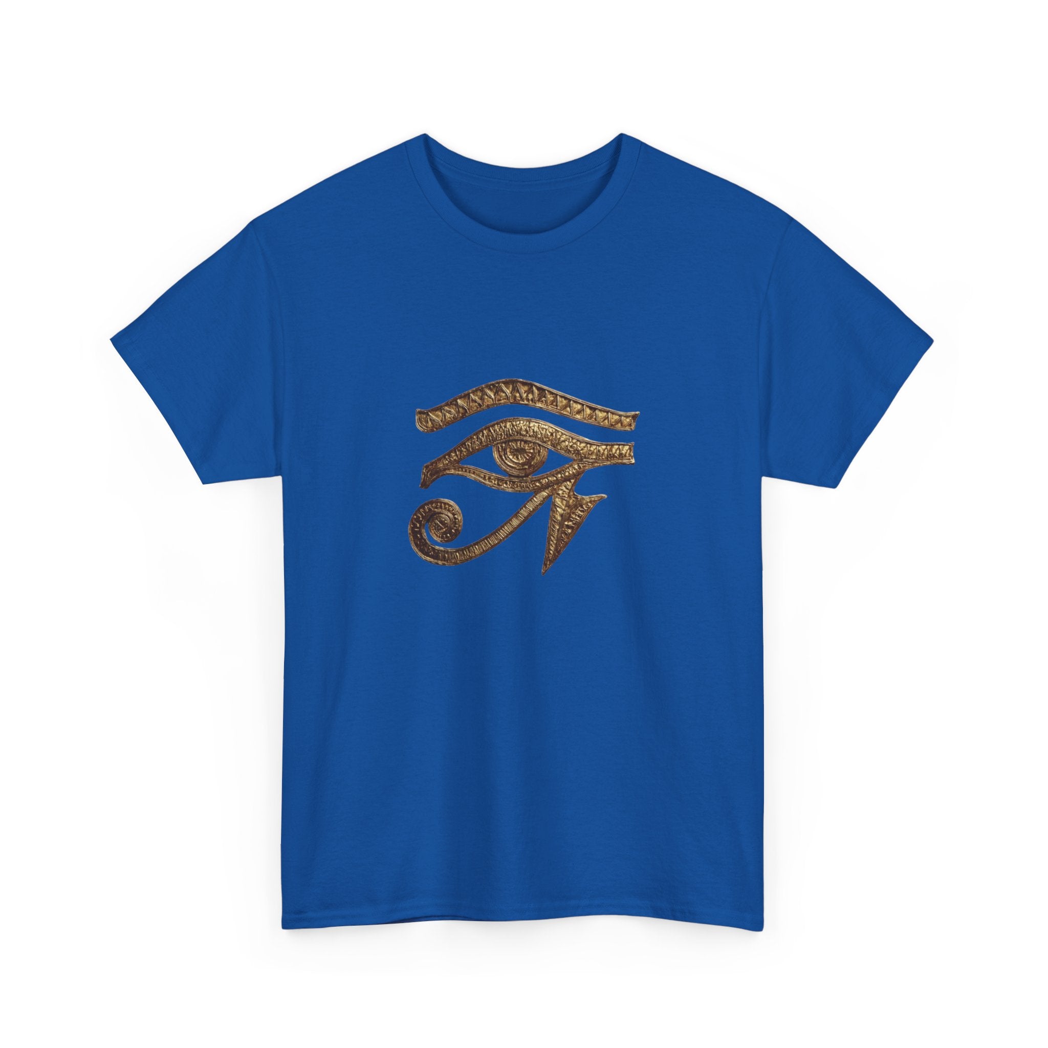 Eye of Horus T-Shirt | Ancient Egyptian Symbol Tee, Gold Ink