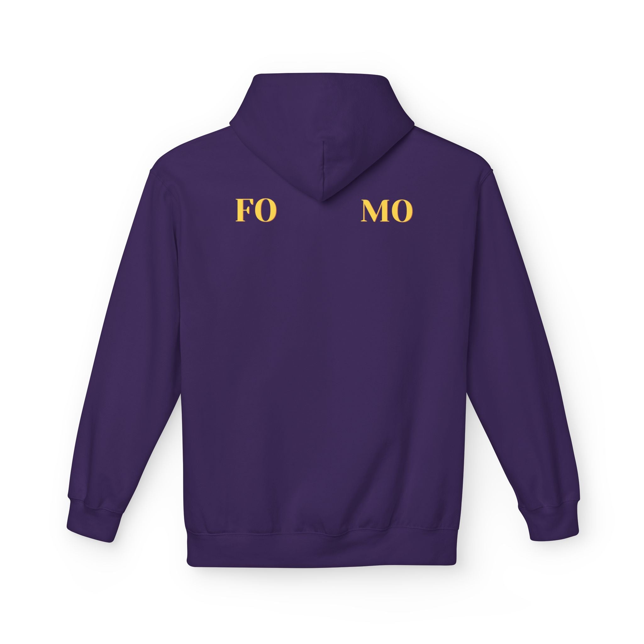 FOMO script and star Hoodie | Minimal typography streetwear