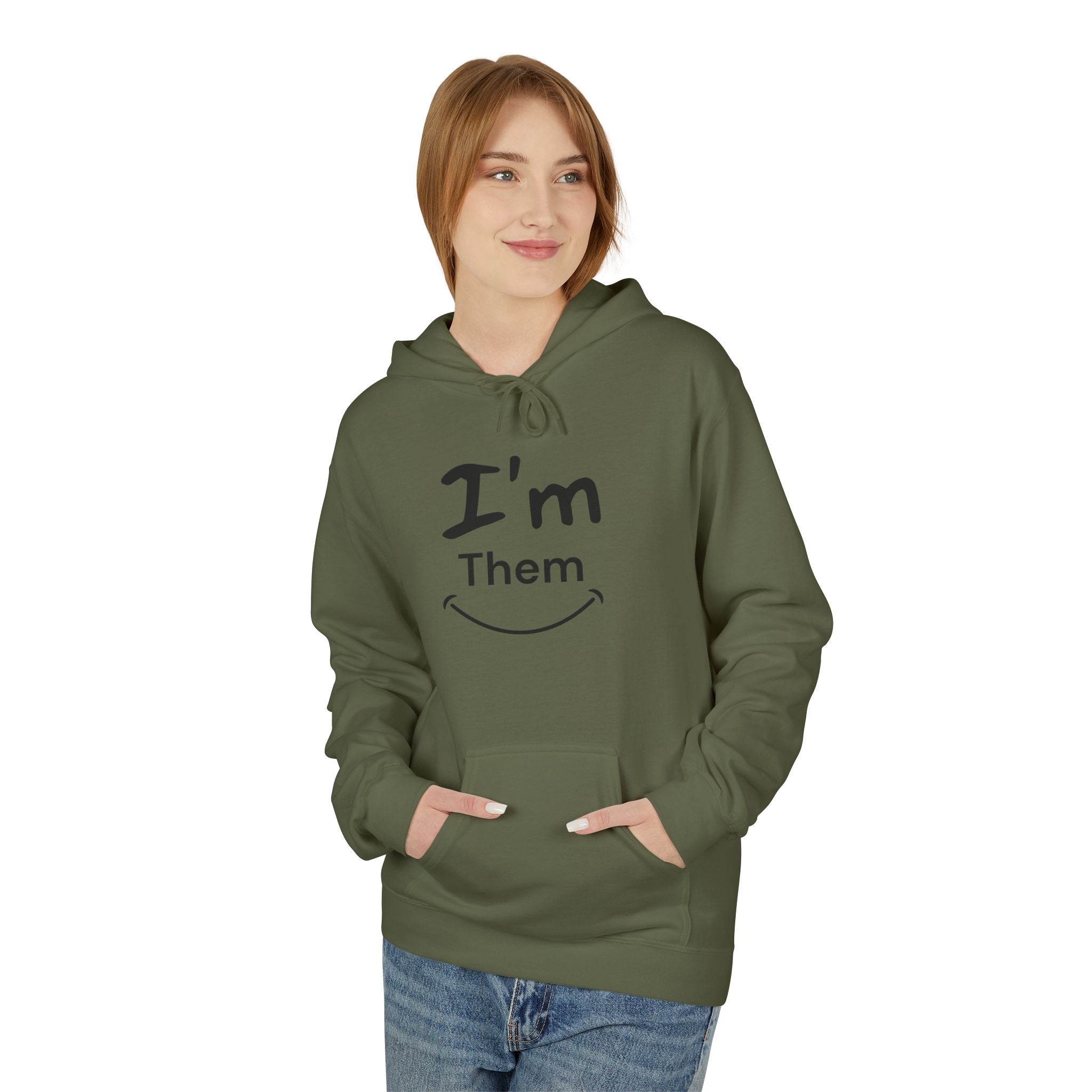I'm Them Hoodie | Pronoun Pride Pronouns Him Her Hoodie