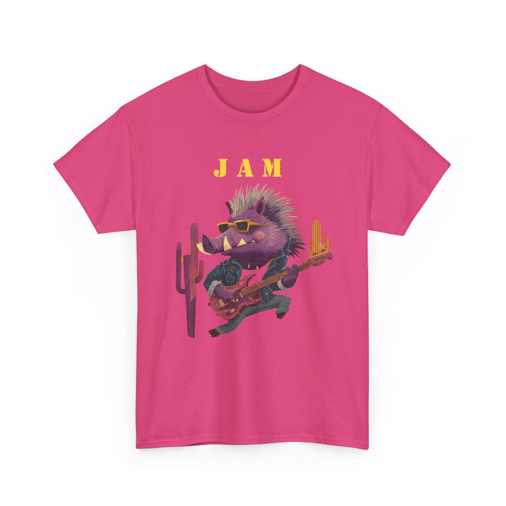 Jam Porcupine Guitar Tee | Desert Cactus Rock Music Shirt