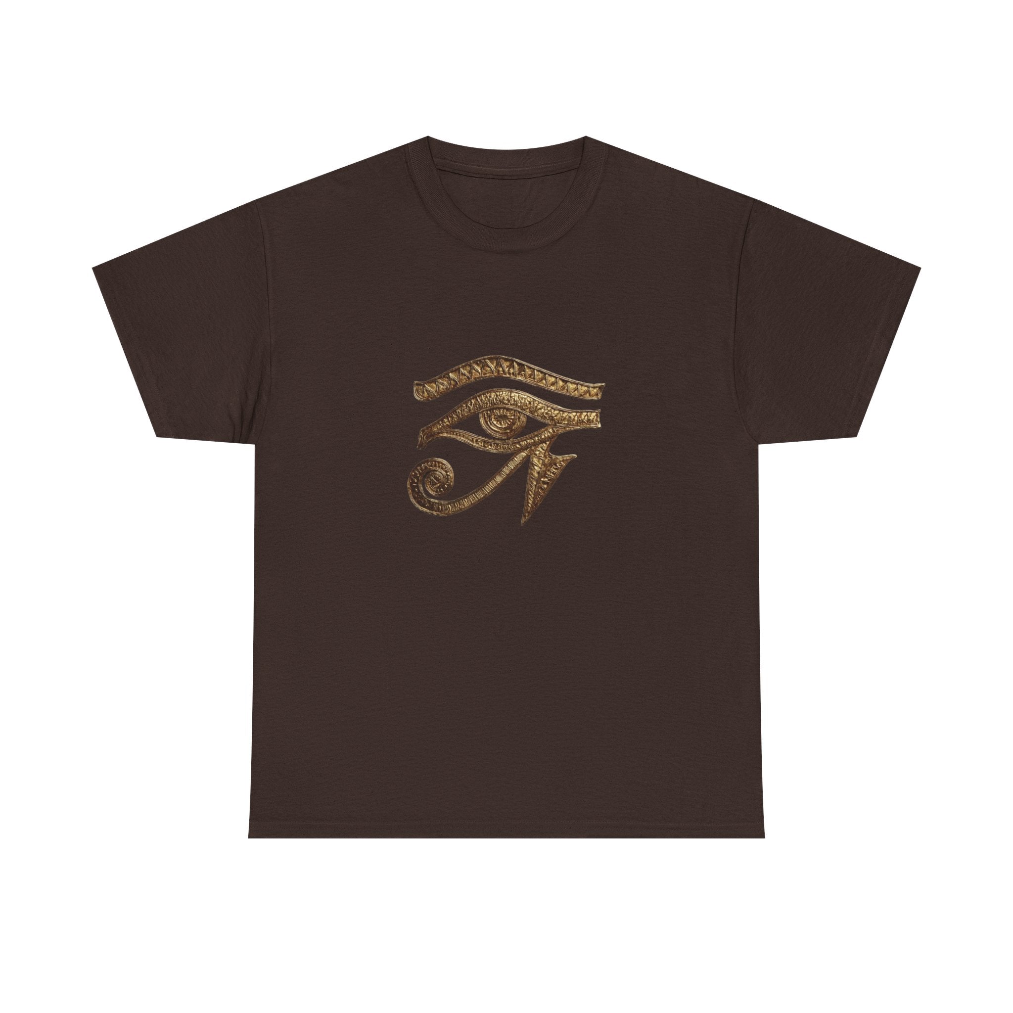 Eye of Horus T-Shirt | Ancient Egyptian Symbol Tee, Gold Ink