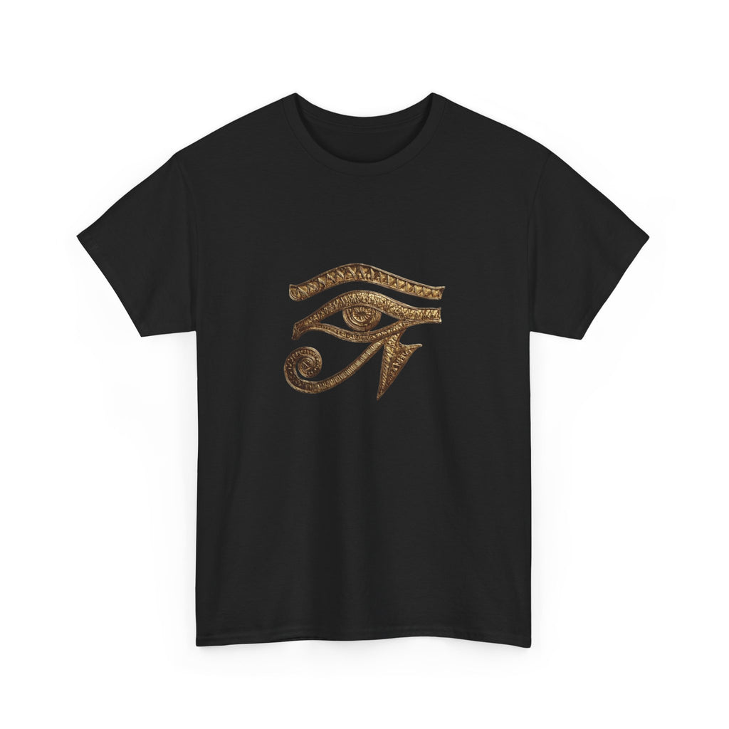 Eye of Horus T-Shirt | Ancient Egyptian Symbol Tee, Gold Ink
