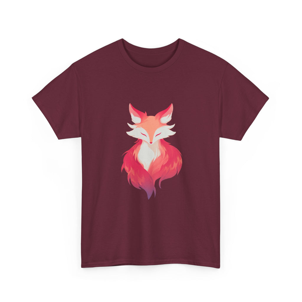 Watercolor Fox Illustration Tee | Stylized Fox Portrait Shirt