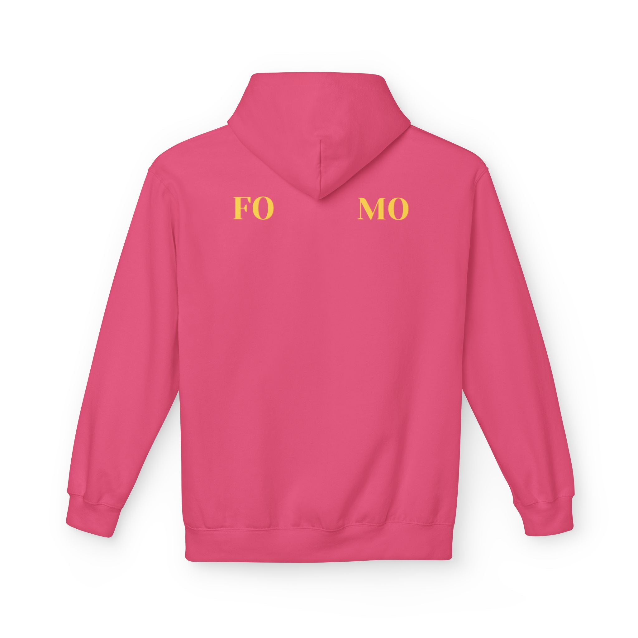 FOMO script and star Hoodie | Minimal typography streetwear