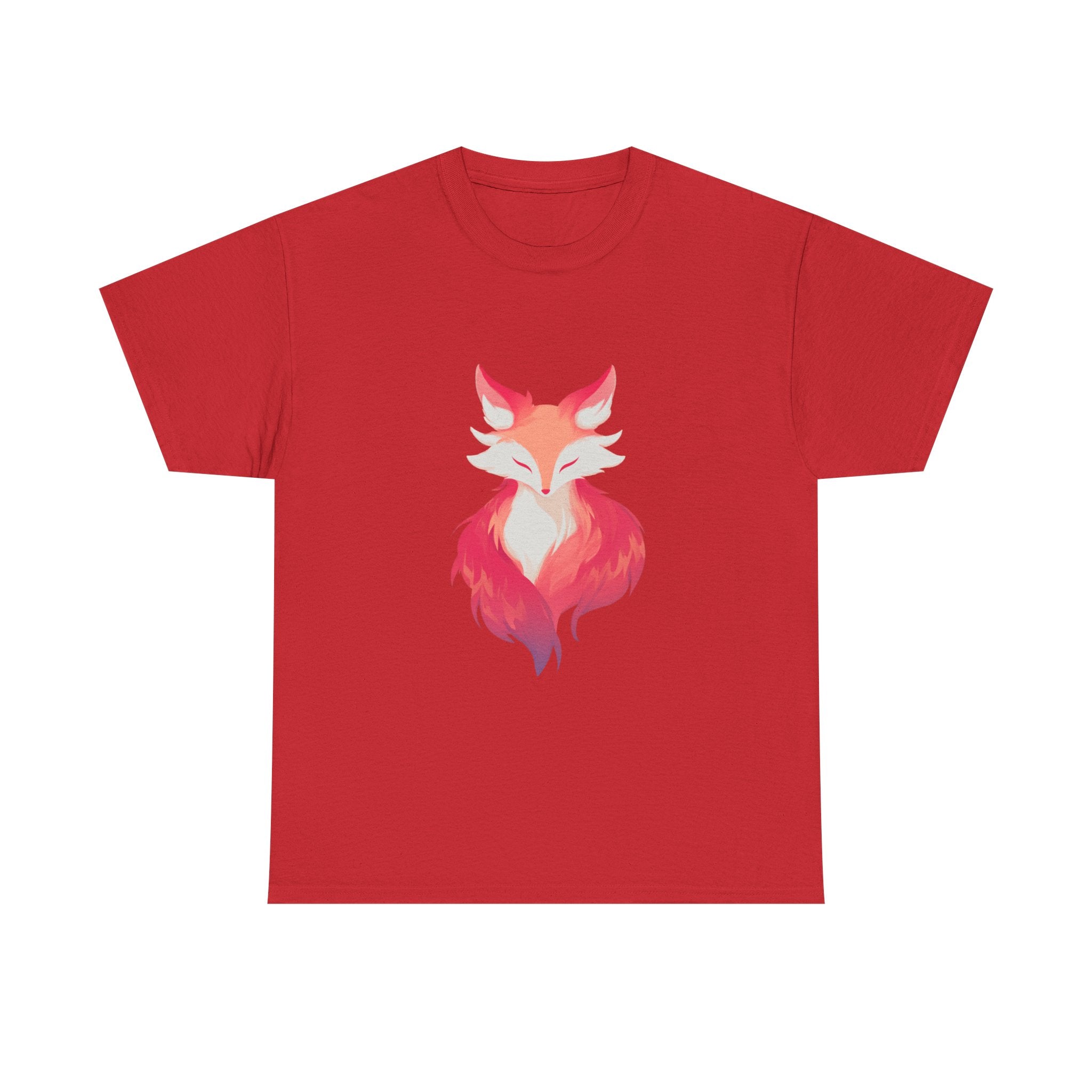 Watercolor Fox Illustration Tee | Stylized Fox Portrait Shirt