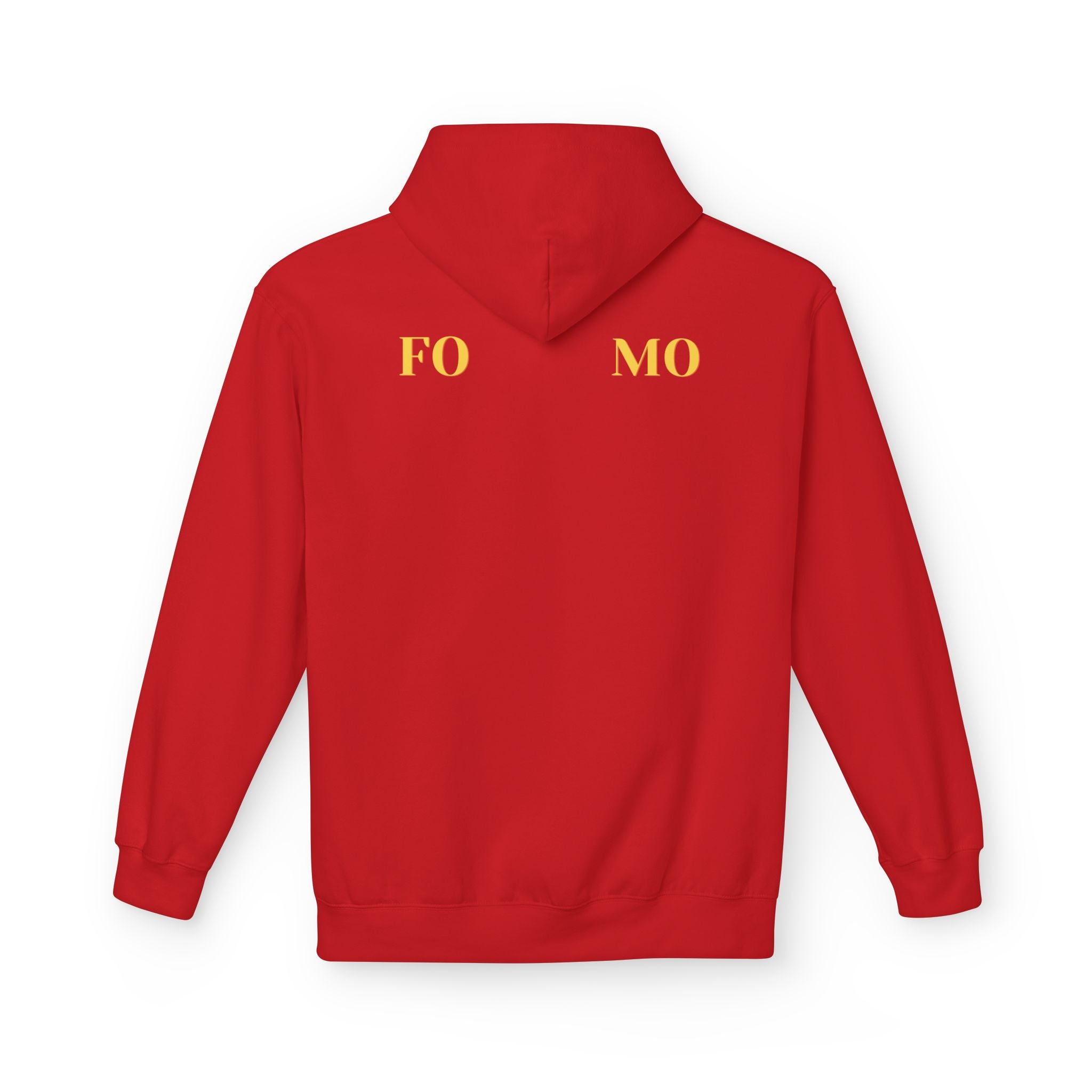 FOMO script and star Hoodie | Minimal typography streetwear