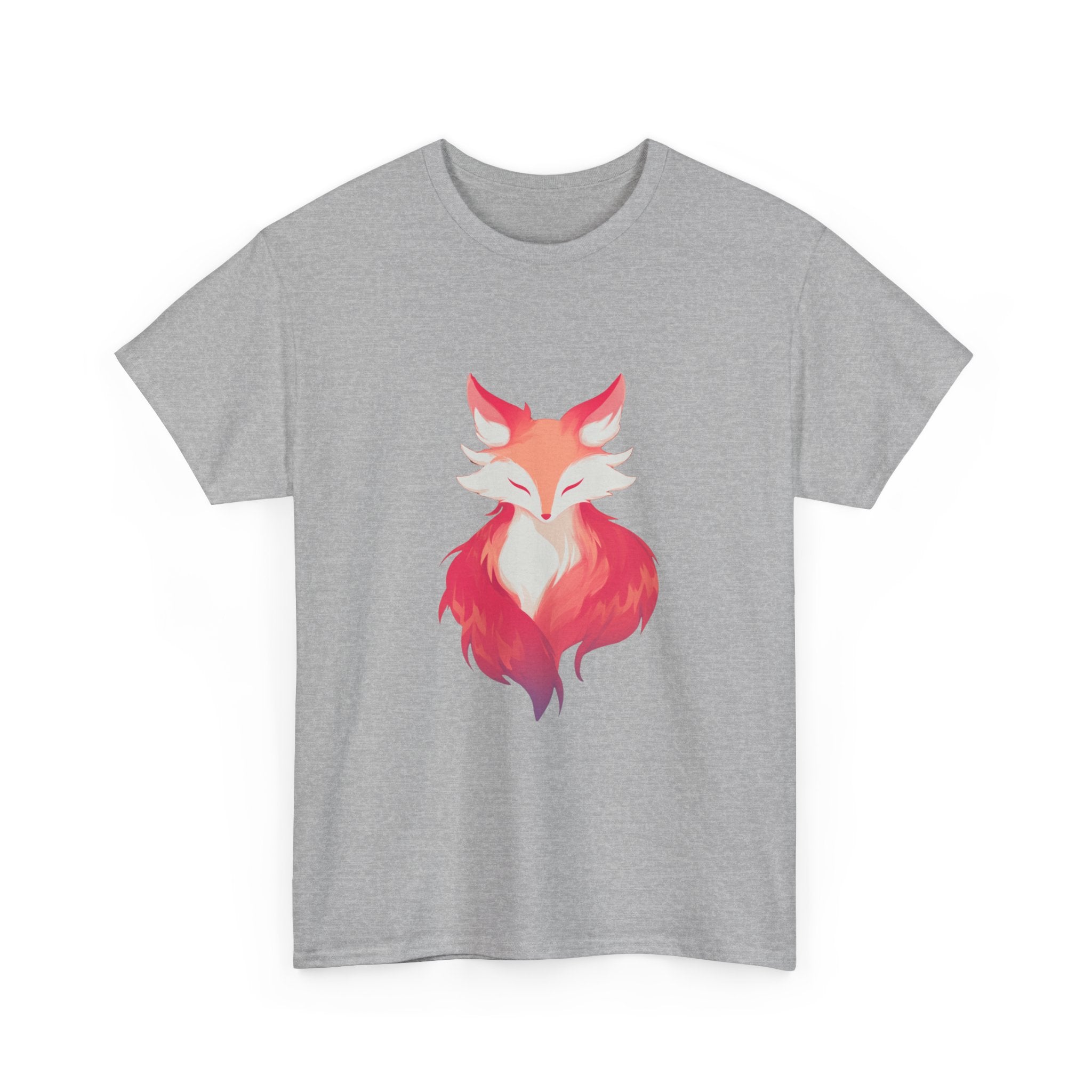 Watercolor Fox Illustration Tee | Stylized Fox Portrait Shirt