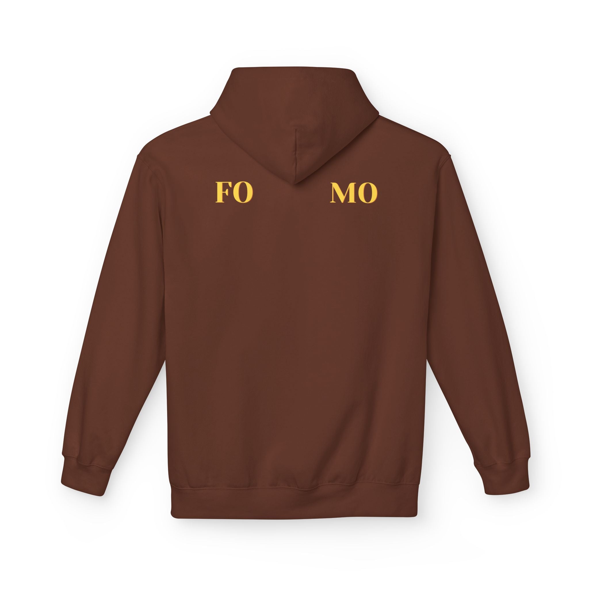 FOMO script and star Hoodie | Minimal typography streetwear