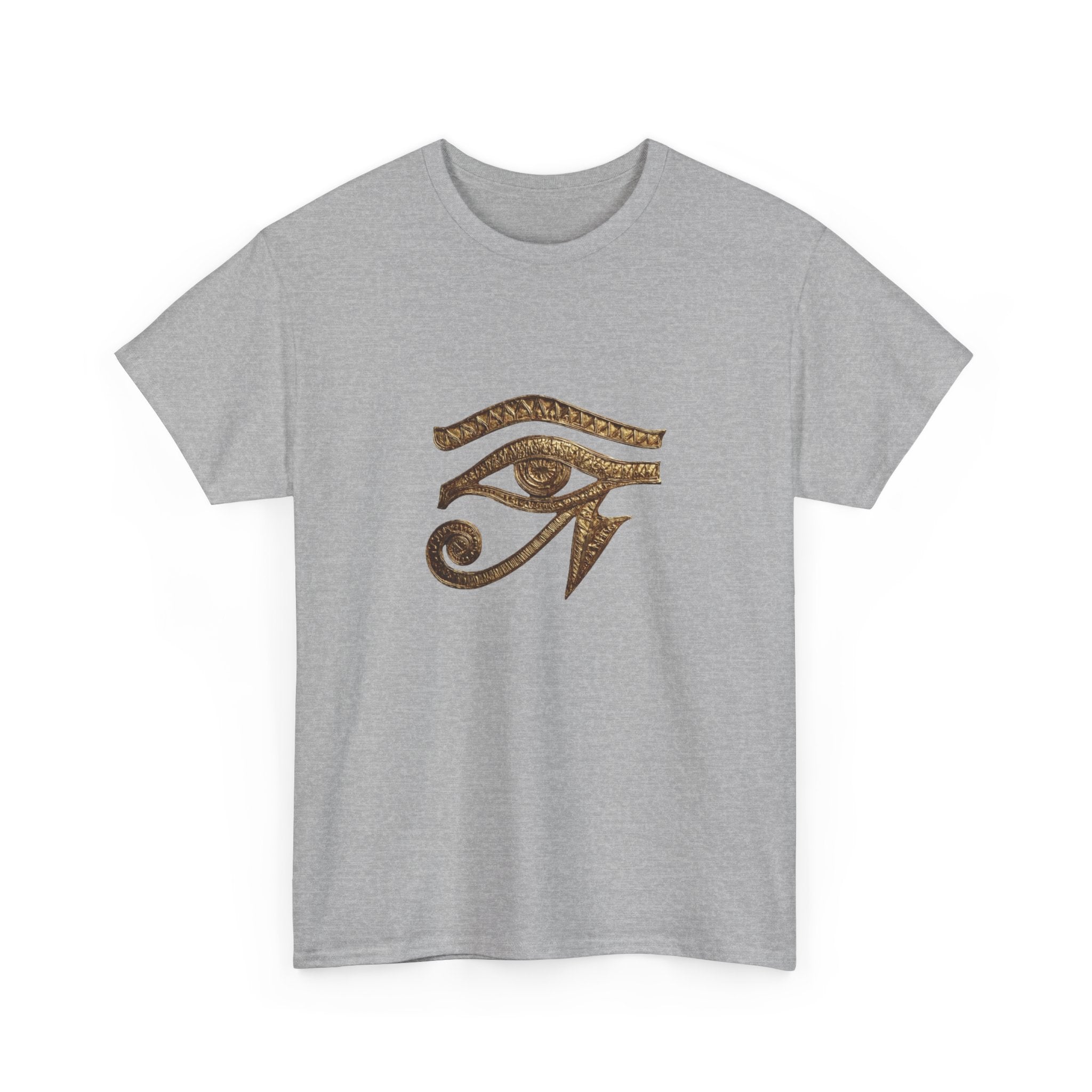 Eye of Horus T-Shirt | Ancient Egyptian Symbol Tee, Gold Ink
