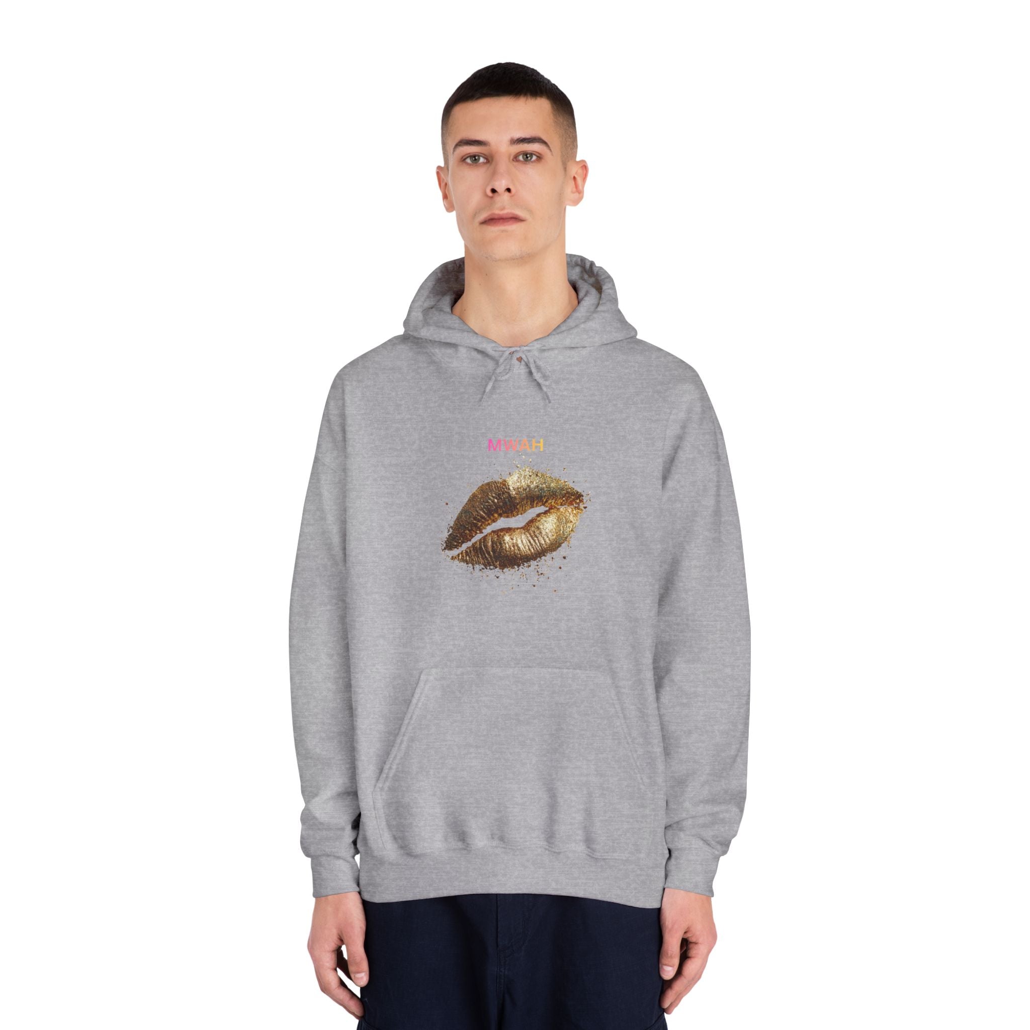Gold Foil  Print Hoodie |  Mwah Graphic