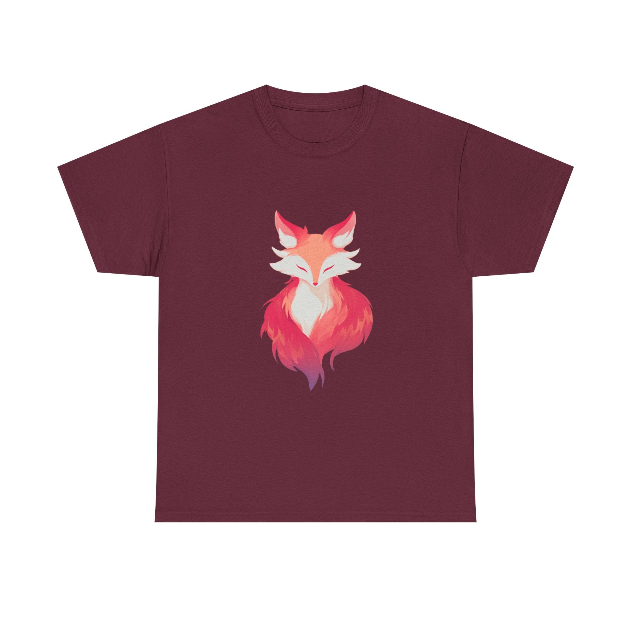 Watercolor Fox Illustration Tee | Stylized Fox Portrait Shirt