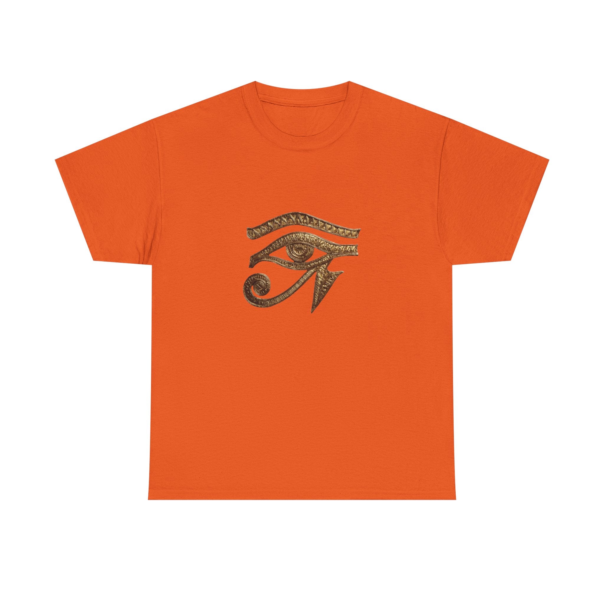 Eye of Horus T-Shirt | Ancient Egyptian Symbol Tee, Gold Ink