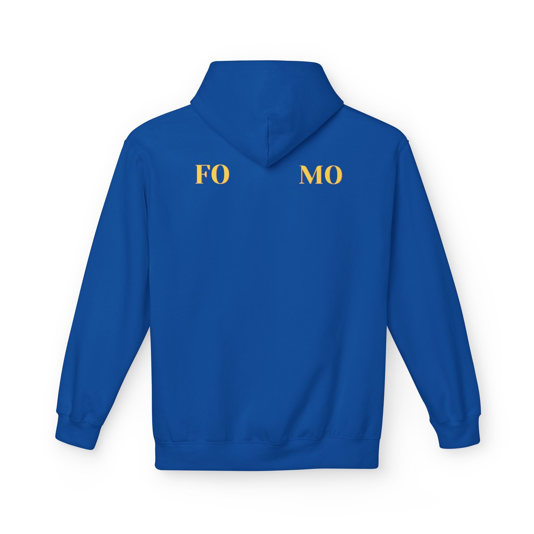 FOMO script and star Hoodie | Minimal typography streetwear