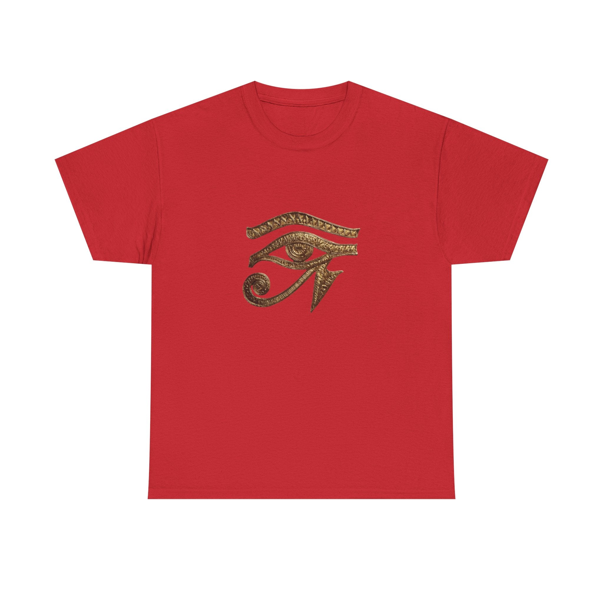 Eye of Horus T-Shirt | Ancient Egyptian Symbol Tee, Gold Ink