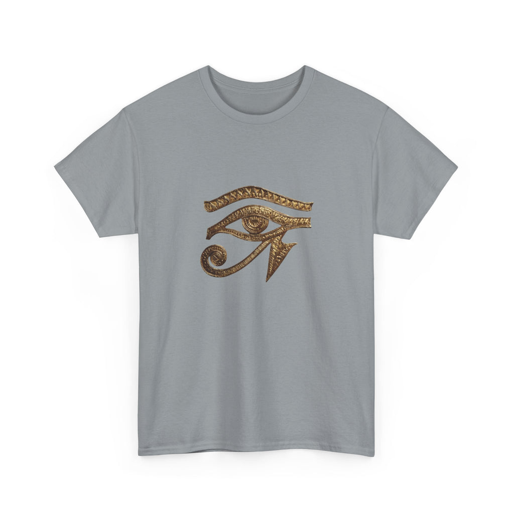 Eye of Horus T-Shirt | Ancient Egyptian Symbol Tee, Gold Ink