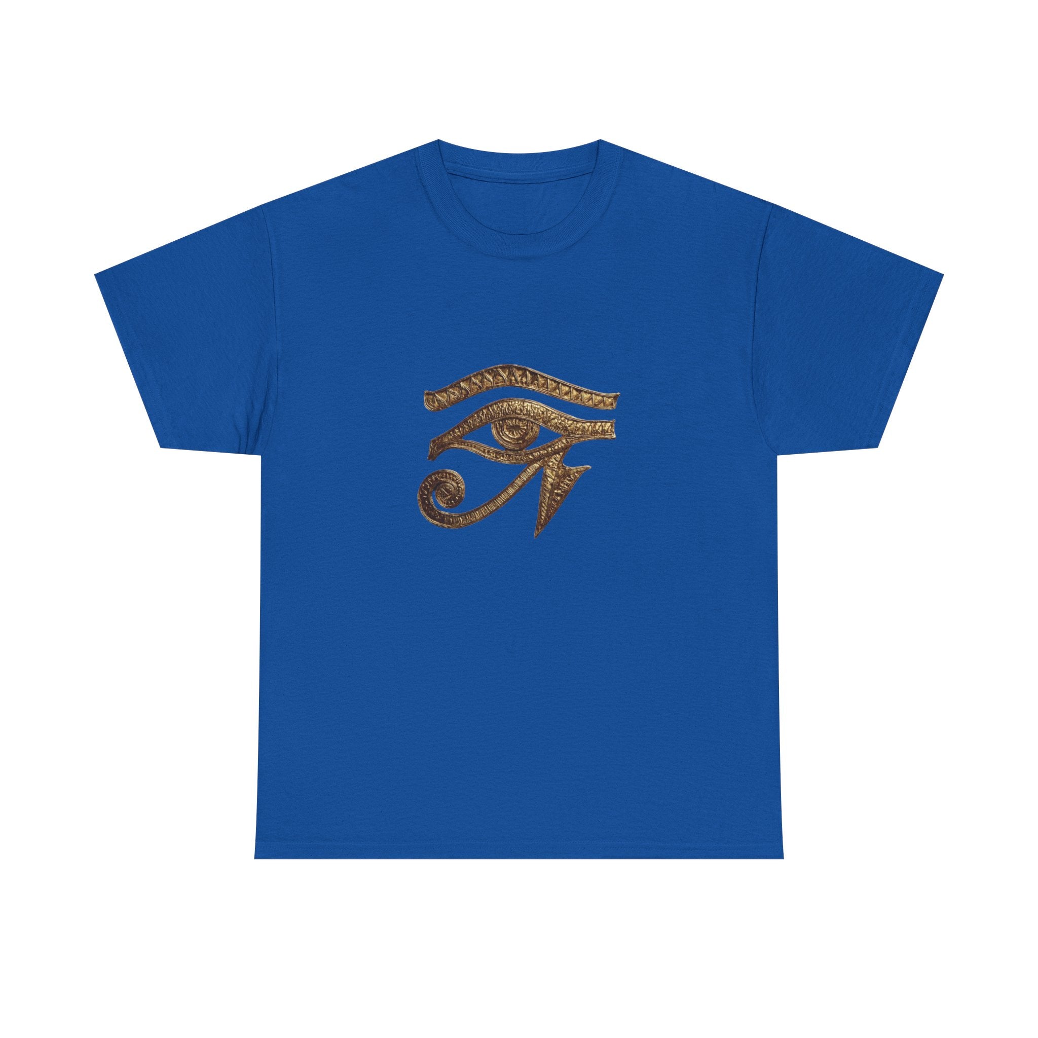 Eye of Horus T-Shirt | Ancient Egyptian Symbol Tee, Gold Ink