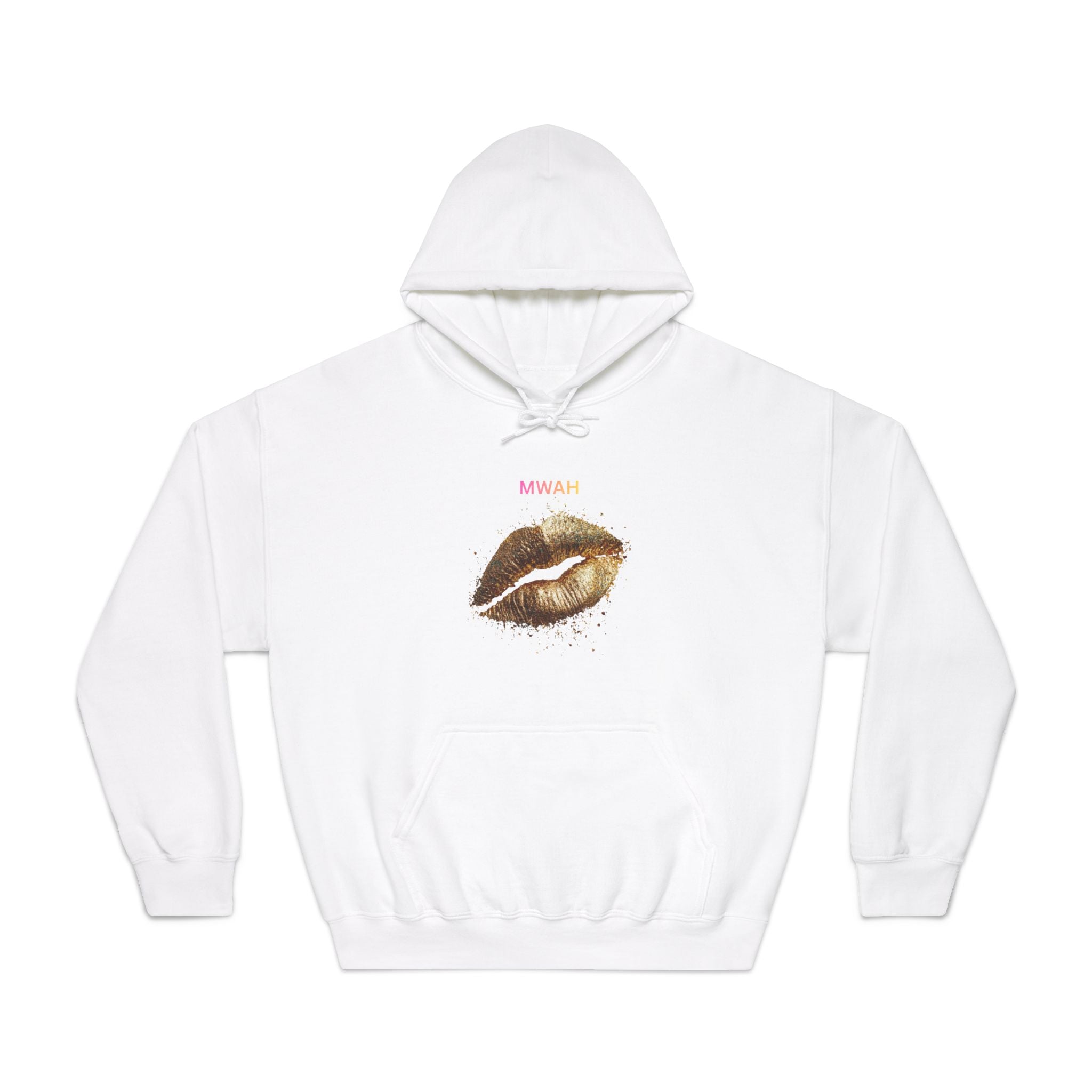 Gold Foil  Print Hoodie |  Mwah Graphic