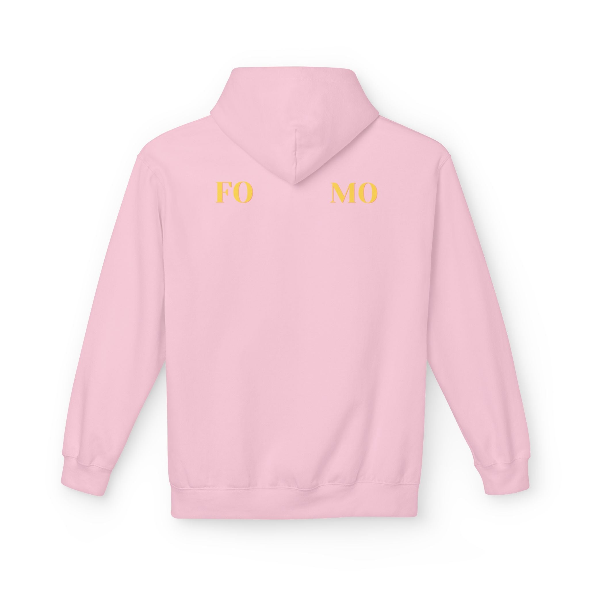 FOMO script and star Hoodie | Minimal typography streetwear