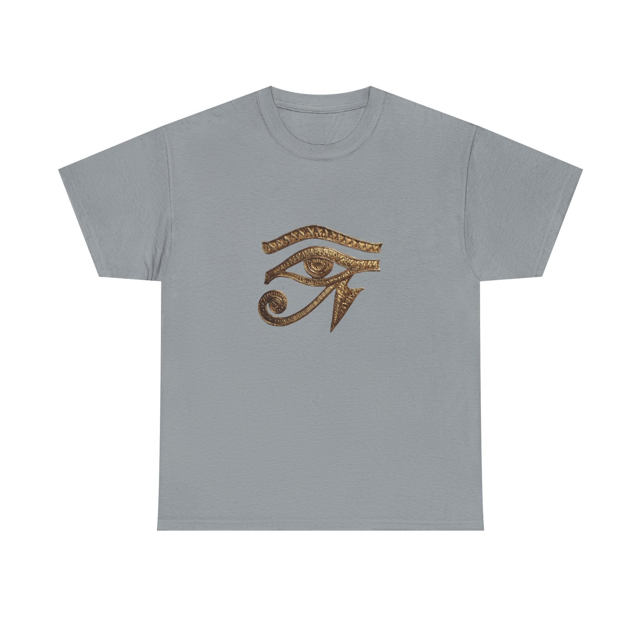 Eye of Horus T-Shirt | Ancient Egyptian Symbol Tee, Gold Ink