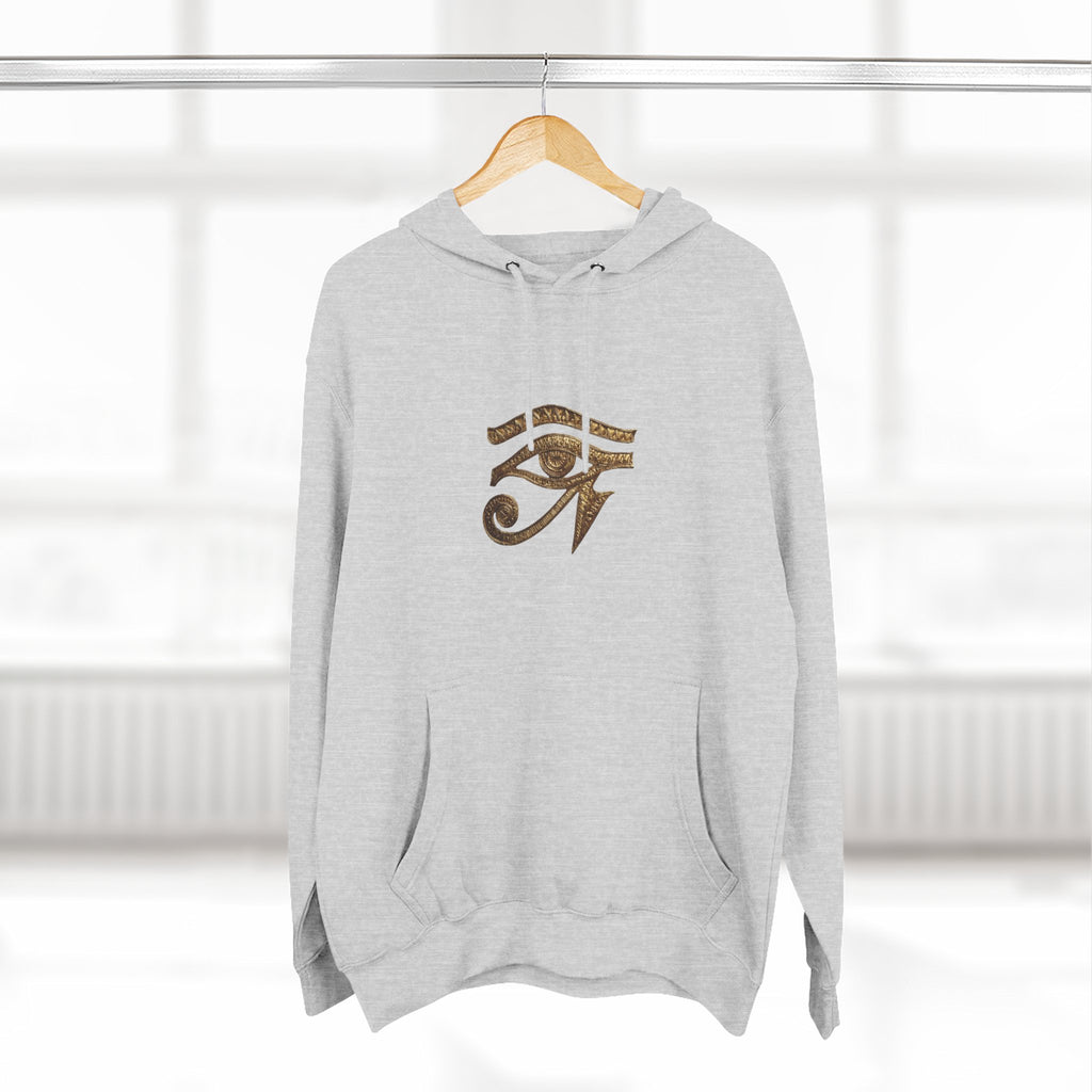 Eye of Horus hoodie | Egyptian symbol, spiritual protection, bronze design