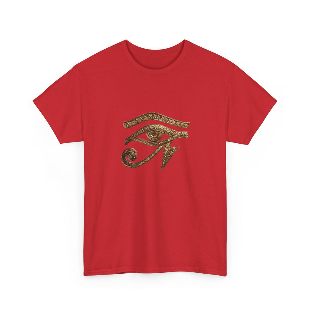 Eye of Horus T-Shirt | Ancient Egyptian Symbol Tee, Gold Ink