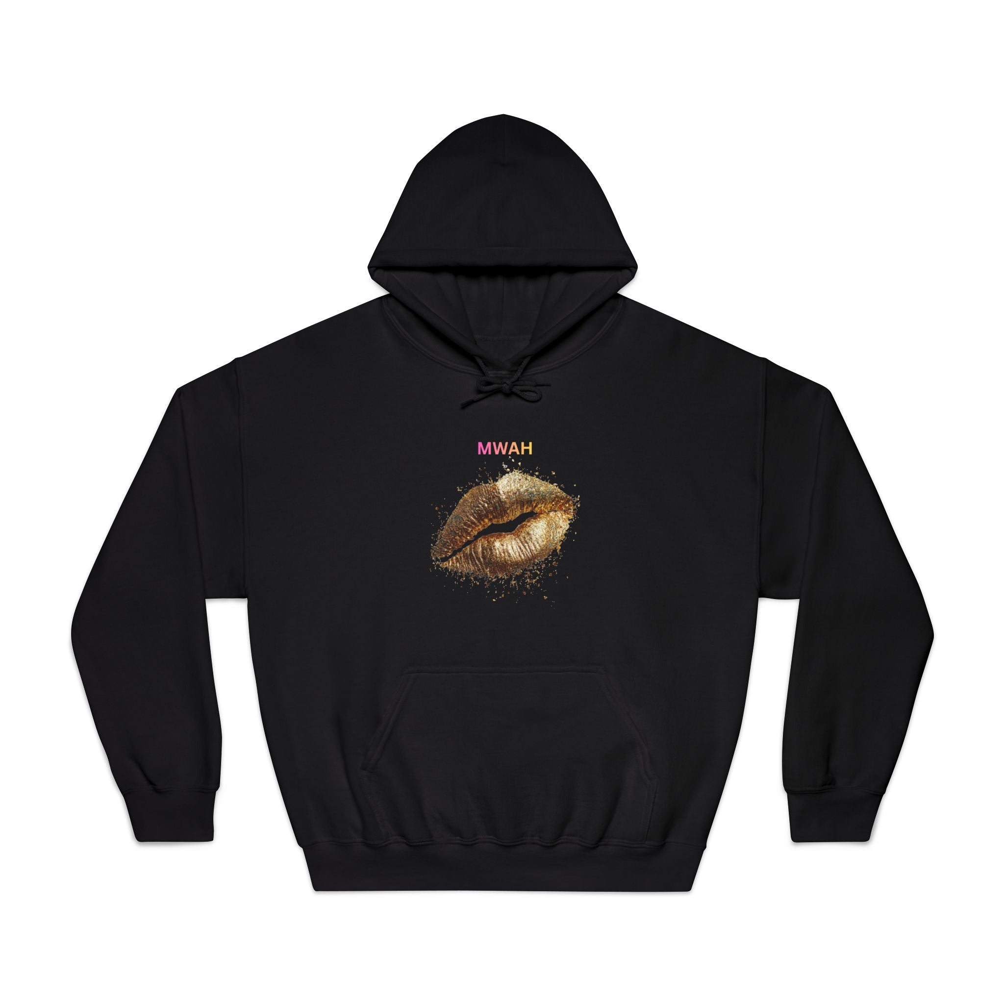 Gold Foil  Print Hoodie |  Mwah Graphic