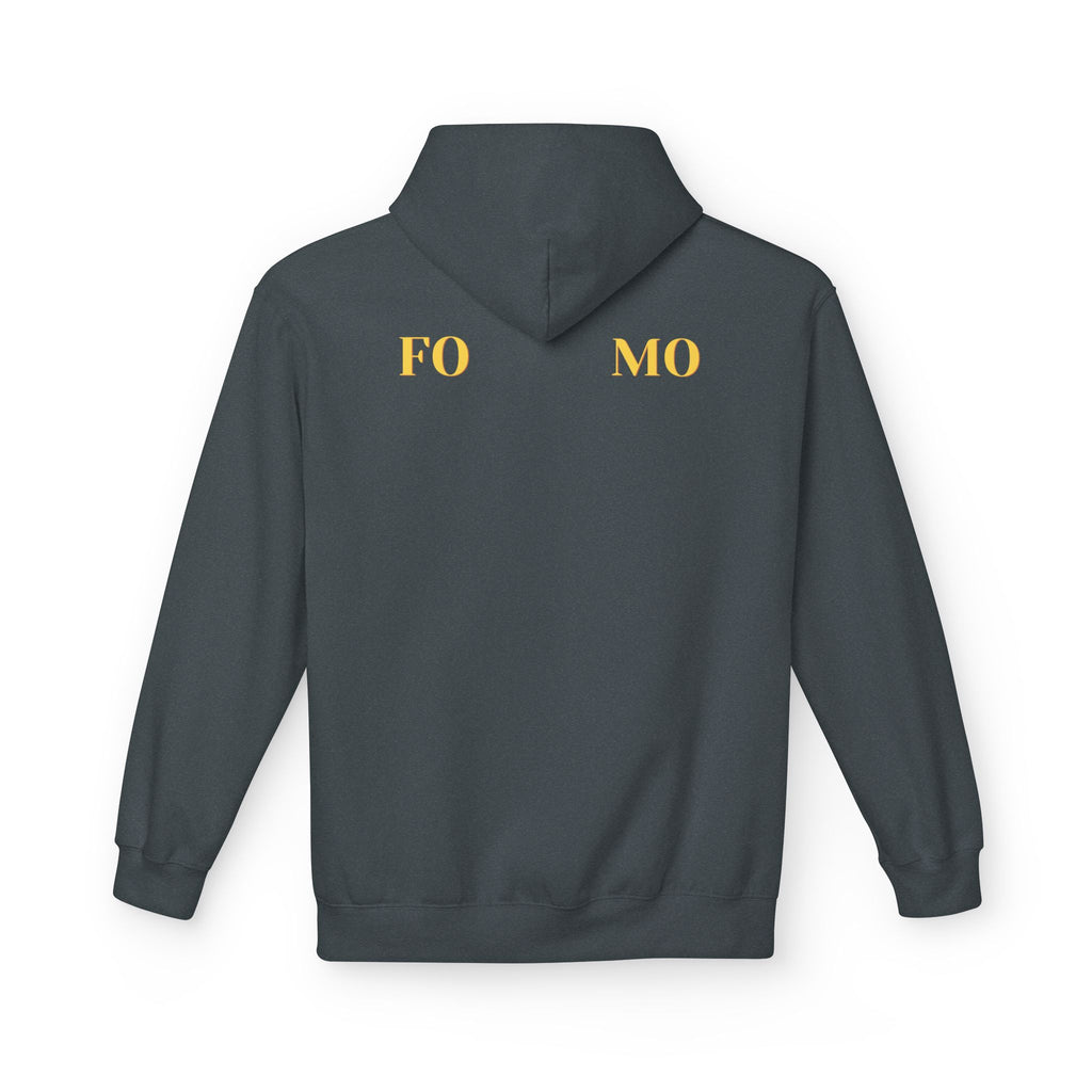 FOMO script and star Hoodie | Minimal typography streetwear