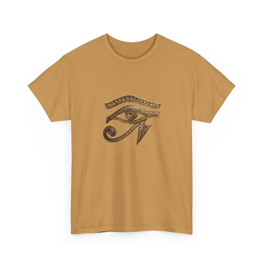 Eye of Horus T-Shirt | Ancient Egyptian Symbol Tee, Gold Ink