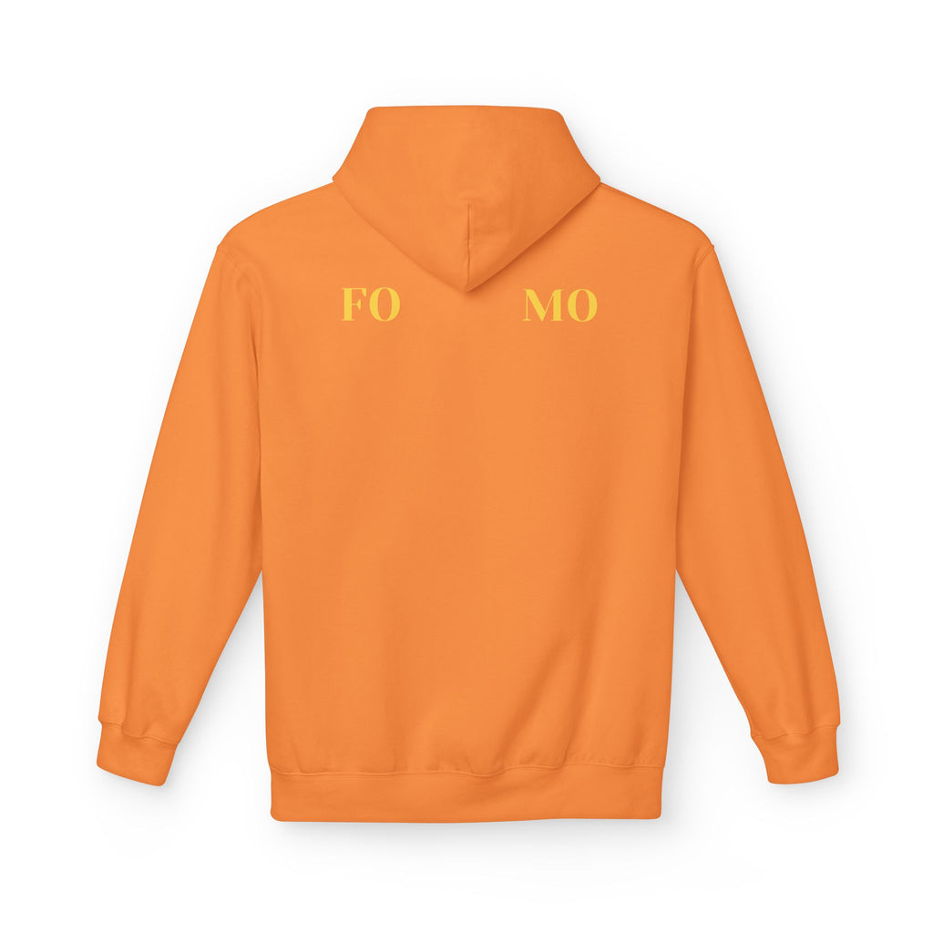 FOMO script and star Hoodie | Minimal typography streetwear